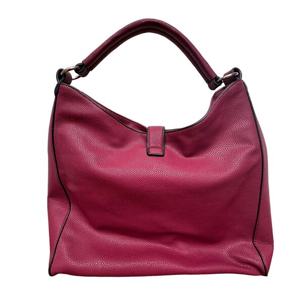 Acqua di Perla Burgundy Shoulder Hobo Bag - Studded Design - Picture 7 of 12